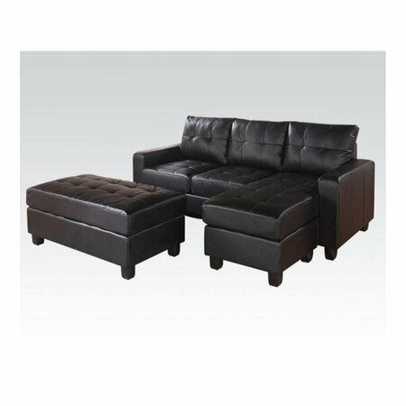 ACME FURNITURE INDUSTRY Living Room Reversible Sectional And Ottoman 51215